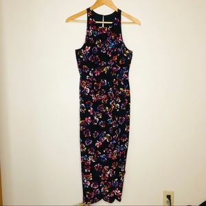 Yumi Kim Black Floral Dress -Size Small